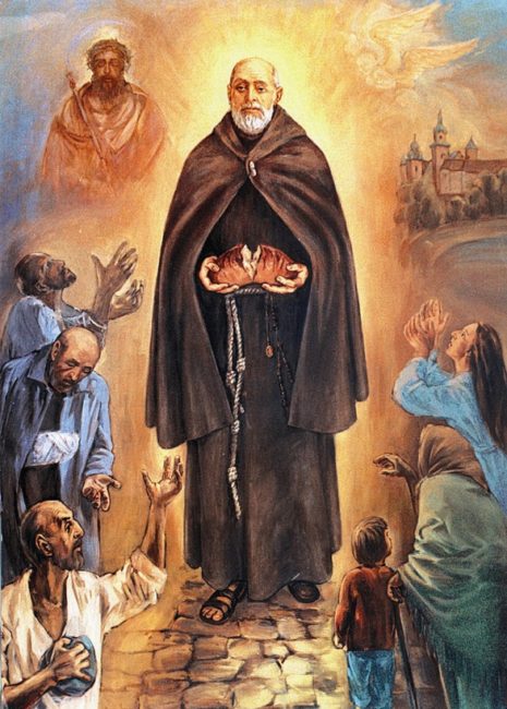 Canonization painting of St. Brother Albert painted by Sr. Lydia Pawełczak